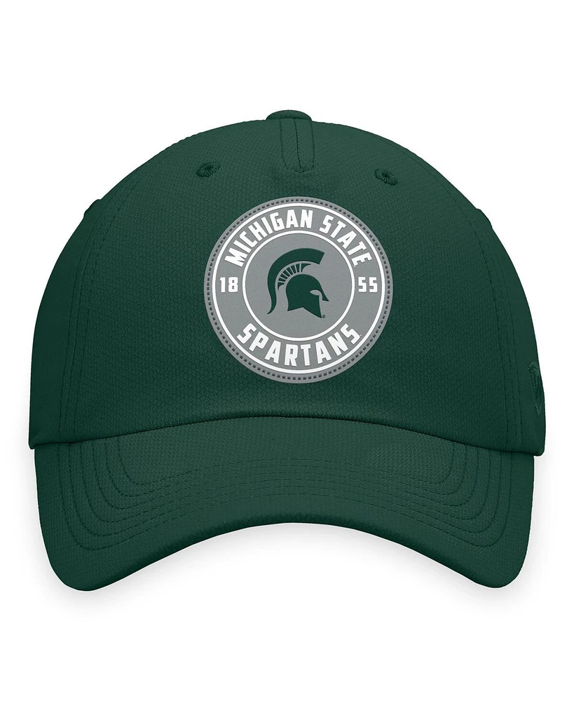 Men's Top of the World Green Michigan State Spartans Region Adjustable Hat