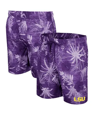 Men's Colosseum Purple Lsu Tigers What Else is New Swim Shorts