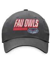 Men's Top of the World Charcoal Fau Owls Slice Adjustable Hat