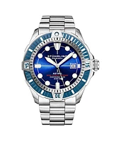 Stuhrling Men's Aquadiver Silver-tone Stainless Steel , Dial