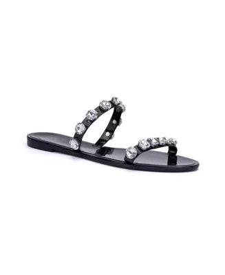 New York & Company Women's Chava Gem Jelly Sandal