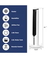 3-In-1 Evaporative Air Cooler 41'' Portable Tower Fan Humidifier