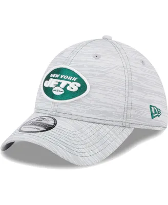 Men's New Era Gray York Jets Speed 39THIRTY Flex Hat