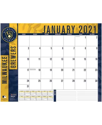 Milwaukee Brewers 2021 Desk Calendar