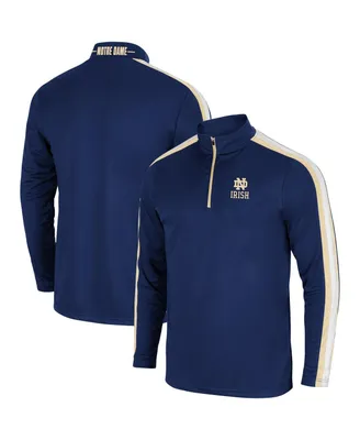 Men's Colosseum Navy Notre Dame Fighting Irish 1955 Quarter-Zip Jacket