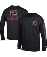 Men's Champion South Carolina Gamecocks Team Stack 3-Hit Long Sleeve T-shirt