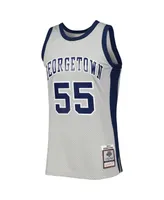 Men's Mitchell & Ness Dikembe Mutombo Gray Georgetown Hoyas Swingman Jersey