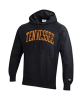 Men's Champion Black Tennessee Volunteers Team Arch Reverse Weave Pullover Hoodie