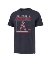 Men's '47 Brand Navy Los Angeles Angels Borderline Franklin T-shirt