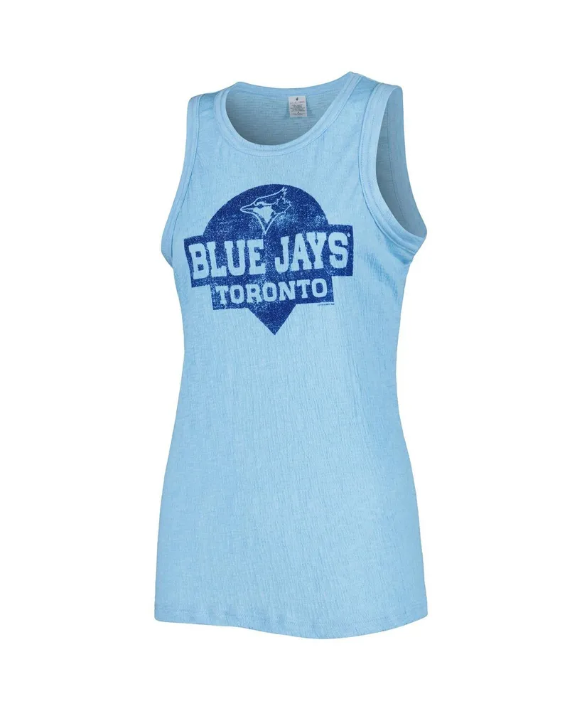 Women's Soft As A Grape Royal Toronto Blue Jays Tri-Blend Tank Top