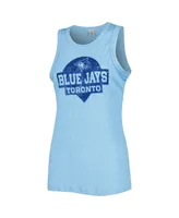 Women's Soft As A Grape Royal Toronto Blue Jays Tri-Blend Tank Top