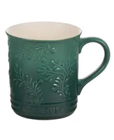 Le Creuset Stoneware Mug with Embossed Olive Branch, 14 oz