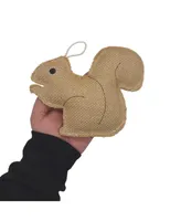 JoJo Modern Pets Eco-friendly Rustic Jute Squirrel: Sustainable Eco Dog Chew Toy