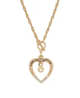 2028 Crystal Live Love Rescue Heart Necklace