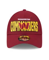 Men's New Era Burgundy Washington Commanders 2023 Nfl Draft 9FORTY Adjustable Hat