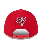 Men's New Era Red Tampa Bay Buccaneers 2023 Nfl Draft 9FORTY Adjustable Hat