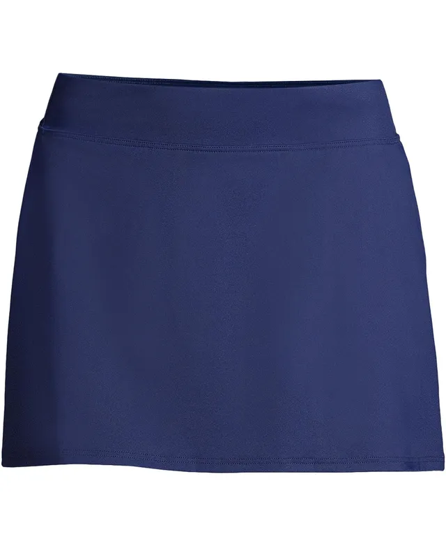 Lane Bryant Slitted Swim Skirt Blue Summer