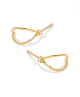 brook & york White Topaz 14K Gold-Plated Vermeil Tinsley Earrings