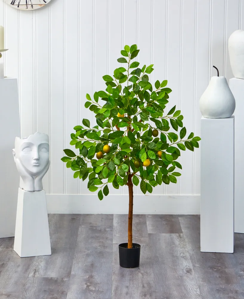 Nearly Natural 4' Lemon Artificial Tree