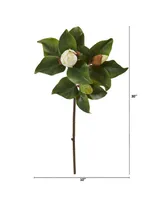 Nearly Natural 30in. Magnolia Artificial Flower Set of 4