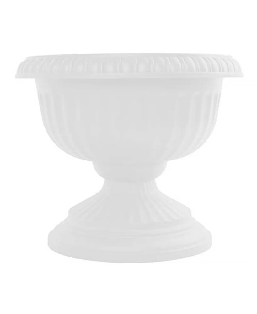 Bloem GU18-09 Grecian Urn Planter 18 Casper White