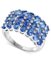 Effy Tanzanite Matrix Cluster Ring (2-5/8 ct. t.w.) in Sterling Silver