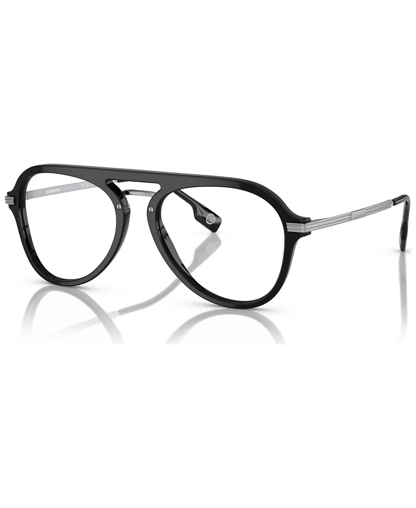 Burberry Men's Pilot Eyeglasses, BE2377 55