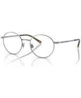 Polo Ralph Lauren Men's Round Eyeglasses, PH1217 52 - Brushed Silver