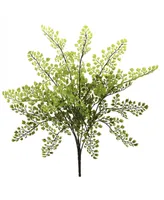 Nearly Natural 15" Maiden Hair Artificial Plant, Set of 12