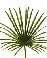 Nearly Natural 50" Fan Palm Spray Artificial Plant, Set of 2