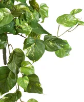 Nearly Natural 40" Pothos Hanging Bush, Set of 3