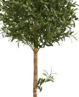 Nearly Natural 5' Olive Topiary Artificial Tree