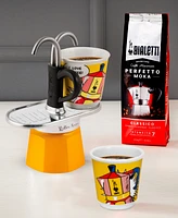 Bialetti Set Mini Express "R" Lichtenstein Plus 2 Bicc. 2.8 Oz Coffeemaker