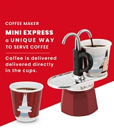 Bialetti Set Mini Express "R" Magritte Plus 2 Bicc. 2.8 Oz Coffeemaker