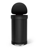 simplehuman 45 Liter Semiround Step Trash Can