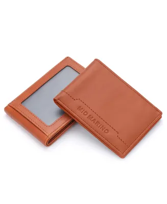Men's Stitched Bifold Leather Wallet