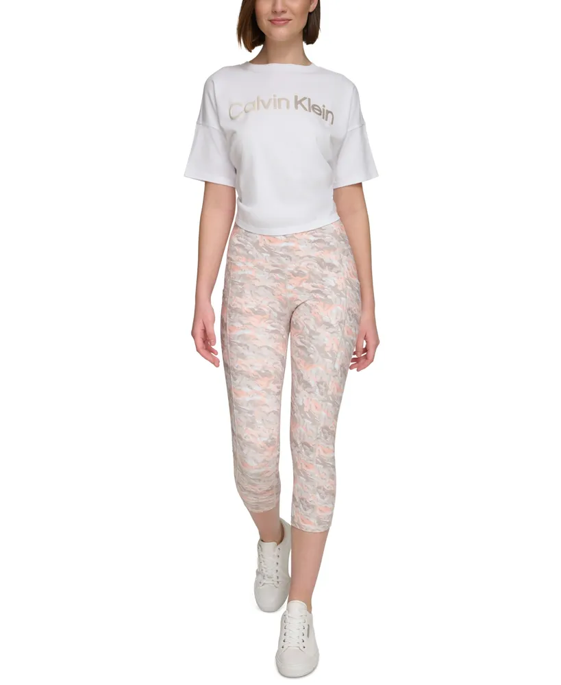 Calvin Klein Performance Women's Printed High-Waist Leggings