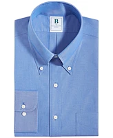 B by Brooks Brothers Men's Regular Fit Non-Iron Solid Dress Shirts