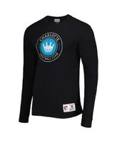 Men's Mitchell & Ness Black Charlotte Fc Legendary Long Sleeve T-shirt