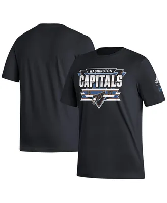 Men's adidas Black Washington Capitals Reverse Retro 2.0 Fresh Playmaker T-shirt
