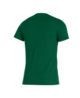 Men's adidas Green Miami Hurricanes Along The Shadow Tri-Blend T-shirt