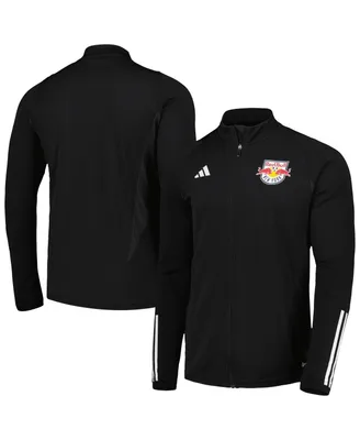 Men's adidas Black New York Red Bulls 2023 On-Field Aeroready Full-Zip Training Top