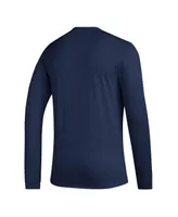 Men's adidas Navy Nashville Sc Club Dna Long Sleeve T-shirt