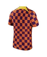 Men's Nike Yellow Barcelona 2023 Pre-Match Performance Top