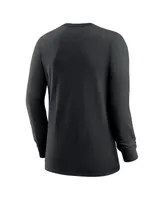 Women's Nike Black Chicago White Sox Authentic Collection Legend Performance Long Sleeve T-shirt