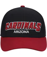 Big Boys and Girls Mitchell & Ness Black, Cardinal Arizona Cardinals Shredder Adjustable Hat