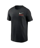 Men's Nike Black San Francisco Giants Over the Shoulder T-shirt