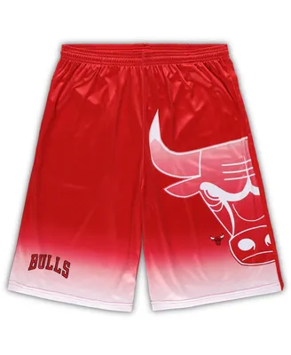 Men's Fanatics Red Chicago Bulls Big and Tall Graphic Shorts
