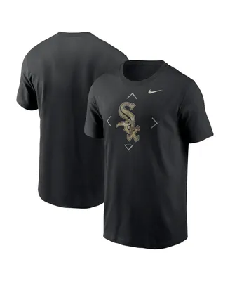 Men's Nike Black Chicago White Sox Camo Logo T-shirt