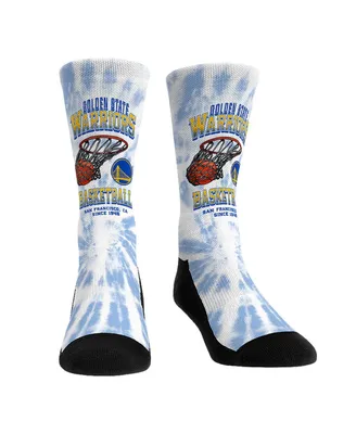 Men's and Women's Rock 'Em Socks Golden State Warriors Vintage-Like Hoop Crew